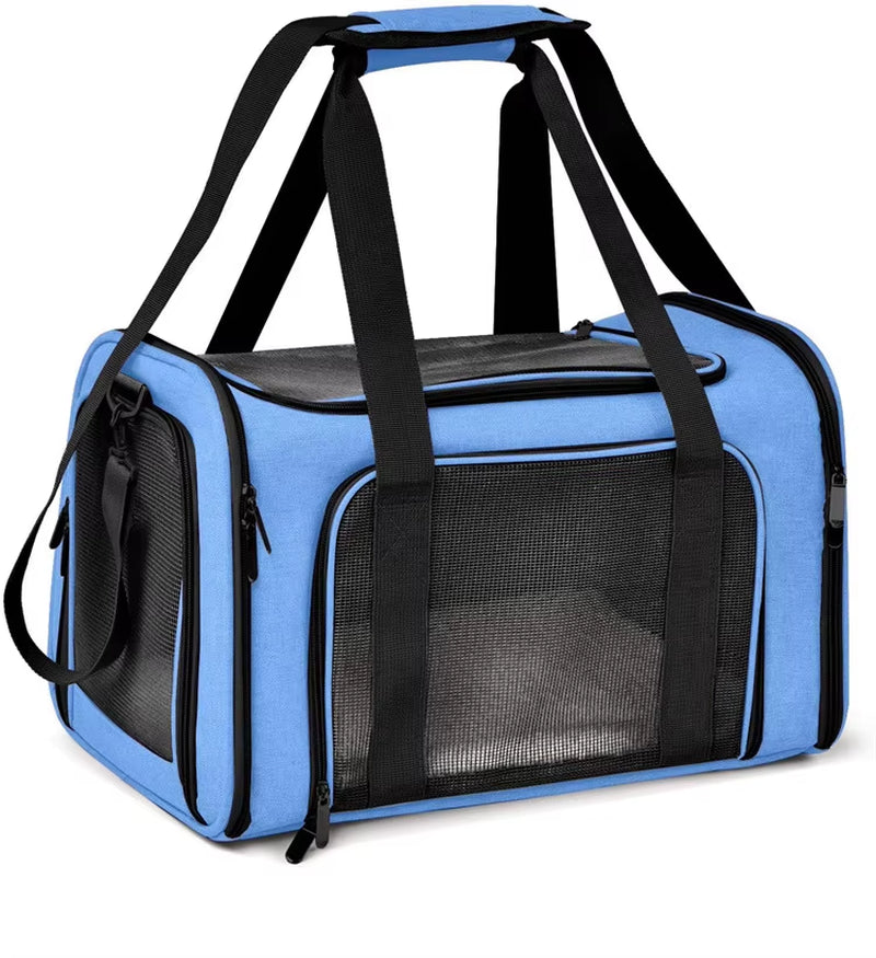 Portable Mesh Shoulder Bag for Pets Cat Carrier Bags Outgoing Travel Pets Handbag Transport Bag Breathable