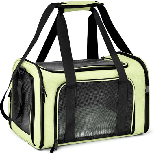 Portable Mesh Shoulder Bag for Pets Cat Carrier Bags Outgoing Travel Pets Handbag Transport Bag Breathable